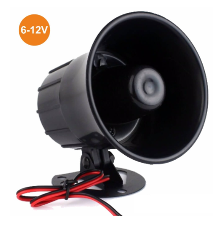 Sirene c/ Toque Alto 6~12V 125dB - VELLEMAN