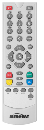 Comando p/ Receptor Satélite RD-4000 - IBEROSAT