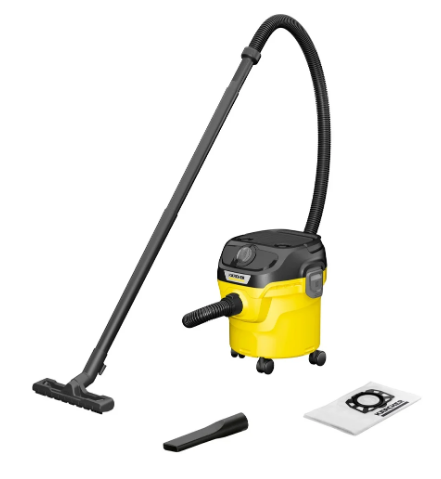 Aspirador de Pó/Líquidos KWD 1 W V-12/2/18 12L 1000W (Amarelo/Preto) - KARCHER