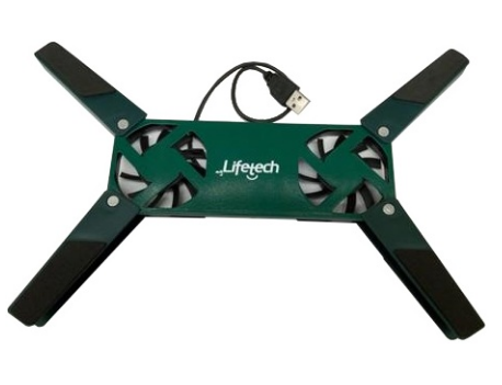 Base de Refrigeração USB p/ Portáteis 10"~15" (Verde) - LIFETECH