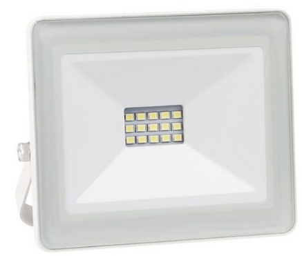 Projector LED Slim IP65 220VAC Branco F. 6000K 10W 700Lm (Branco)