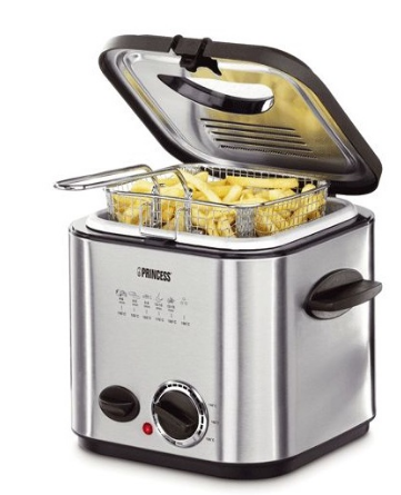Mini Fritadeira & Fondue 840W 1,2L (Inox) - PRINCESS