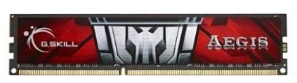 Memória RAM DIMM Aegis 8GB (1x8GB) DDR3-1600MHz CL11 1.50V Vermelha - G.SKILL