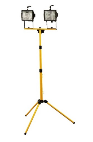 Tripé Telescópico (1,35 mts) IP44 p/ 2x Projectores LED/Halogéneo