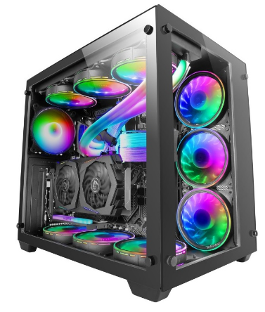 Caixa E-ATX MCV3 XXL Vidro Temperado (Preto) - MARS GAMING