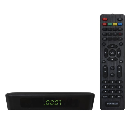 Receptor TDT + Cabo (DVB-T2/DVB-T/DVB-C) Full HD H.265 - FONESTAR