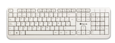 Teclado USB Spike Layout PT (Branco) - NGS