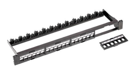 Painel de Conexões 19" 1U RJ45 (Preto) - NIMO