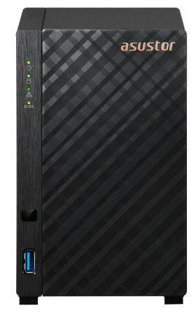 Servidor NAS AS1102TL 2-Bay Quad-Core (Preto) - ASUSTOR