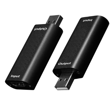 Placa de Captura Áudio/Video USB2.0 Macho - HDMI Femea 4K