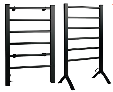 Toalheiro Elétrico "2-EM-1" Hadim 100W (Preto) - NIAROS